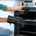thumbnail image 2 of Schnauzer Dog Kitchen Oven Mitt and Pot Holder Sets 4 Pcs for Baking, Cooking and Grilling, Heat Resistant Up To 392 °F, 2 of 7