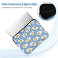 thumbnail image 2 of FORMRS 13"-13.3" Laptop Sleeve Protective Case Soft Carrying Quilted Computer Bag Cover, Playful Fried Eggs, 2 of 7