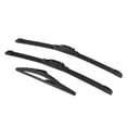 thumbnail image 1 of Unique Bargains 1 Set Front Rear Windshield Wiper Blade Fit for Mini Cooper 2006-2011 Black, 1 of 6