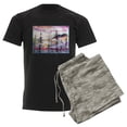 thumbnail image 6 of CafePress - Landscape, Colorful Art! Pajamas - Men's Dark Loose Fit Cotton Pajama Set, 6 of 7