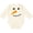 Natural, variant on Inktastic Snowman Face Boys or Girls Long Sleeve Baby Bodysuit