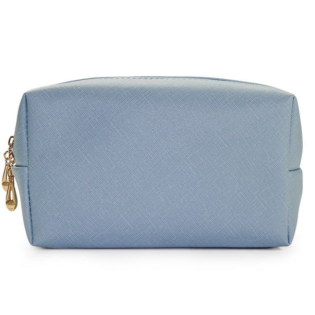 Bolsa de viaje portátil para cosméticos, bolsa de cosméticos pequeña, portátil, para mujer, de PU, impermeable, bolsa de almacenamiento de cosméticos