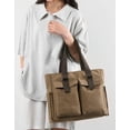 thumbnail image 2 of Kukuzhu Hobo Bag for Women Canvas Shoulder Bag Large Totes Handbag Travel Commuting Purse Top Handle Bag, 2 of 7