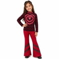 thumbnail image 6 of Descendant4 Halloween Costume Red and Chloe Princess Dress Movie Character Role Play Halloween Cosplay Dress Up Outfits Set for Carnival,Size 140, 6 of 9