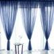 Rideaux de Tulle d'Ombrage pour le Salon Rideaux de Criblage de Fenêtre Drapent la Couleur du Panneau: Taille Violet Moyen: 1 * 2,7 M – image 2 sur 6
