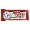 Pj's Organics: Hand-Rolled In A Flour Tortilla With Organic Beef and Two Cheeses Burrito, 6 oz