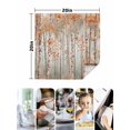 thumbnail image 5 of Cloth Napkins 1 Piece - 20x20 Inches, Orange Grey Forest Washable Reusable Table Napkins, Grey Modern Art Oil Painting Soft & Absortbent Dining Napkin for Party Wedding Hotel Restaurant, 5 of 8