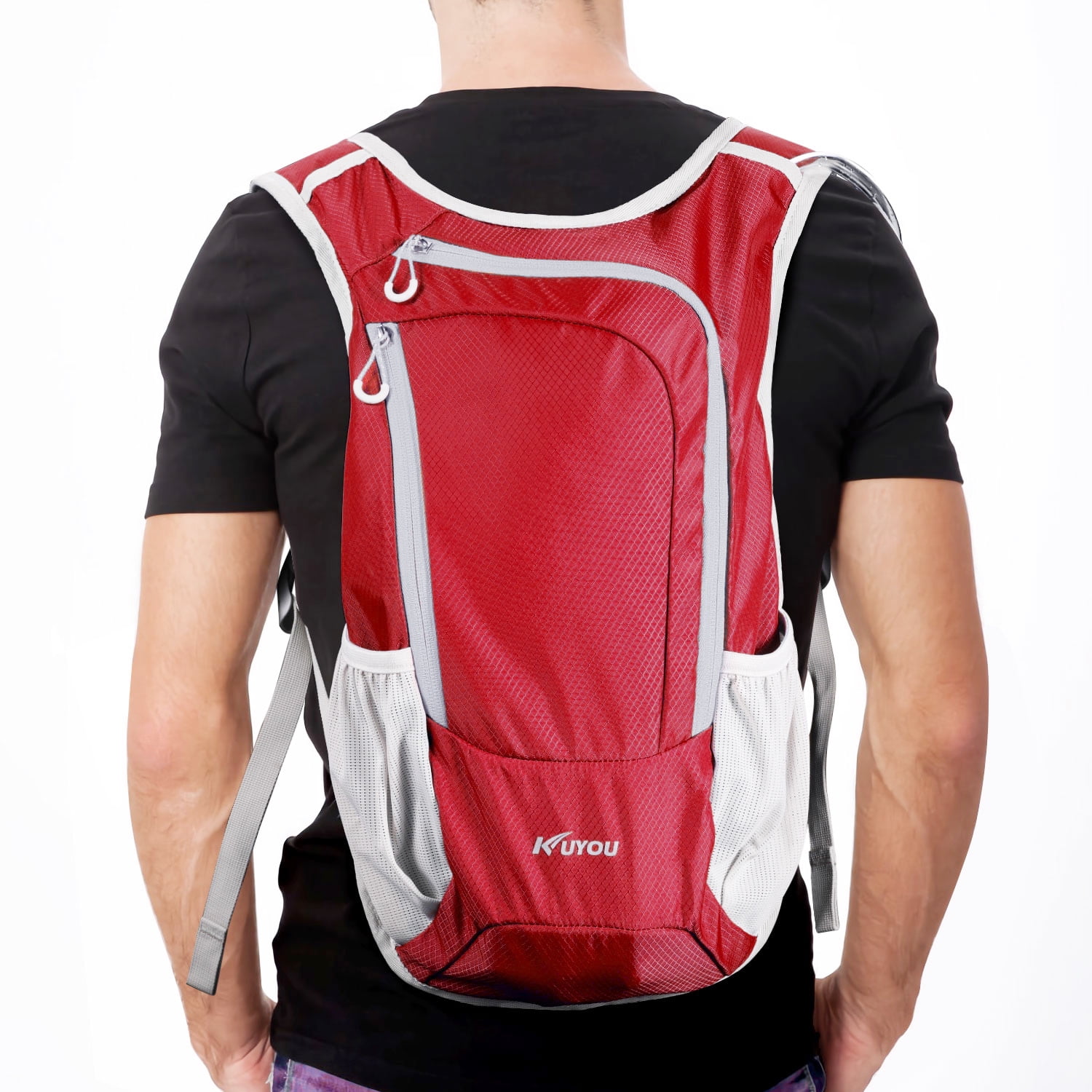 KUYOU 10L Hydration Backpack with 2L Hydration Bladder Lightweight  Insulation Water Pack Fits Men u0026 Women,Black - Walmart.com