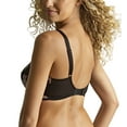 thumbnail image 4 of Panache Clara Full Cup Underwire Bra (7255),30F,Black/Pink, 4 of 9