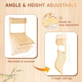 thumbnail image 4 of Respaldo para Sauna Sykart de Bambú Ajustable y Ergonómico con Almohadilla, 4 of 9