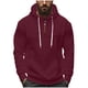 thumbnail image 2 of pstuiky hombres de manga larga, Sudadera con capucha y cremallera de color liso para hombre, jersey de manga larga, sudaderas con capucha tops de invierno para hombre xl, 2 of 9