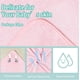 thumbnail image 3 of 2pcs Toalla De Baño Bebé Con Capucha Animales Manta Suave Modelo Gris y Rosa, 3 of 4