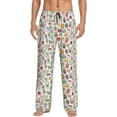 thumbnail image 2 of Goofa Cooking Utensils Printed Soft Pajama Pants for Men, Wide Leg Comfy Casual Lounge Yoga Pants-Small, 2 of 9