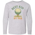 thumbnail image 3 of Inktastic Best Kid by Par Golf Ball Motif Long Sleeve Youth T-Shirt, 3 of 5