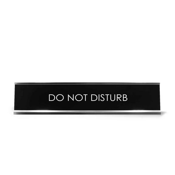 Signs ByLITA Do Not Disturb Novelty Desk Sign