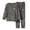 Grey, variant on AWZXDE Girls Pajamas Flannel Long Sleeve And Pants Set Winter Warm Soft Fuzzy Thermal Loungewear For Girls And Boys Blue,165/XL