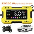thumbnail image 4 of 12V 6A Car Battery Charger for Auto Motorcycle Lead-acid Agm Gel Batteries (EU), 4 of 14