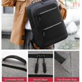 thumbnail image 3 of 2025 15.6Inch Laptop Computer Backpack, WaterResistant Oxford Fabric, MultiPocket, 3 of 5