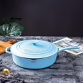 thumbnail image 5 of Bruntmor | Enameled Silicone Oil Non-Stick Cast Iron 12 Inch Skillet Deep Saut, 5 of 5