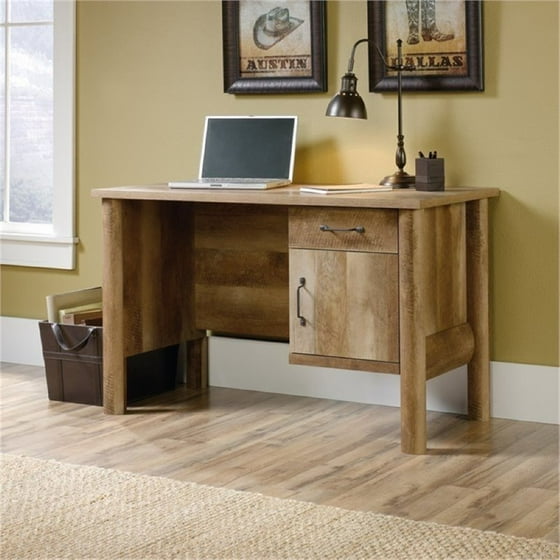 Bowery Hill Home Office Desk In Craftsman Oak