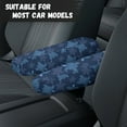 thumbnail image 3 of Yuyamidu Sea Turtle Seat Arm Rest Cover for Most Cars Trucks SUVs Accessories 1 Pair Blue Car Seat Armrest Covers Replacement Soft Car Armrest Decorative Accessories, 3 of 7