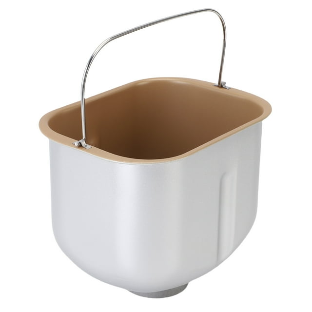 Bread Machine Baking Bucket, Easy Cleaning High Strength Food Grade Bread Machine Inner Pot Anti Stick Coating for Commercial Bakeries