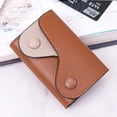 thumbnail image 3 of FAGINEY Portable PU Leather Stylish Anti-Theft Card Bag Holder Container Storage Organizer Mother Gift, 3 of 7
