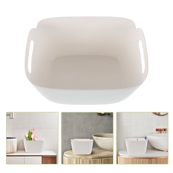 KONTONTY  Home Organization Bins Kitchen Organizer Child Office White