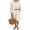 White, variant on Joernso 1 Set Blazer Half Shorts Solid Color Single Breasted Summer Loose-fitting Buttons Outfit for Office