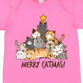 thumbnail image 4 of Inktastic Merry Catmas with Cat Tree and Yellow Star Boys or Girls Baby Bodysuit, 4 of 5