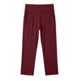 thumbnail image 4 of JIAYUE Women Capri Pants Mid-Low Rise Waist Side Pockets Slim Fit Cropped Trousers for For Casual Sport Activities, 4 of 4
