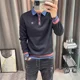thumbnail image 2 of Camisetas polo para hombre, nuevas sudaderas coreanas de otoño para hombre, ropa social de manga larga de alta calidad, ofertas, talla S, XXL, venta completa, jersey, 2 of 5