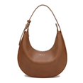 thumbnail image 1 of Bolso de hombro Keyli de piel impermeable, tamaño pequeño, color camel, 1 of 6