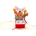 thumbnail image 4 of iGifts and Cards Happy 21st Red Birthday Party Box 3D Pop up Greeting Card - Awesome Twenty-One, 4 of 5