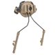 thumbnail image 1 of Rotary Tactical Helmet Adapter Set Paintball Headset Holder Headphone Accessory for 19-21mm Guide Rail (Mud Color), 1 of 3