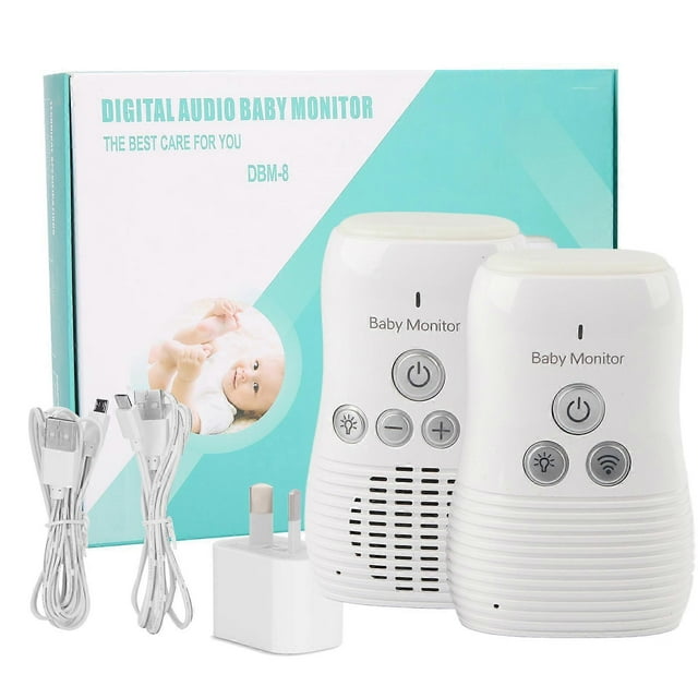 Baby o Monitor TwoWay Talk Infant Intercom Wireless Night Light Home Security Device(Prise 100-240 V )