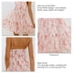 thumbnail image 4 of Vestido sin mangas sin mangas bohemio floral diseño floral informal con volantes para vacaciones Octpeak Otros, 4 of 6