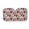thumbnail image 7 of Haiem Rose Flowers Car Windshield Sun Shade - Blocks UV Rays Sun Visor Protector, Sunshade to Keep Your Vehicle Cool, Universal Fit SUV Van Sedan-Small, 7 of 7