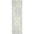 thumbnail image 2 of SAFAVIEH Cambridge Luanne Geometric Wool Runner Rug, Gray/Blue, 2'6" x 8', 2 of 10
