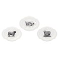 thumbnail image 1 of IMAX Corporation Maye 3 Piece Ceramic Plate Set in White, 1 of 1