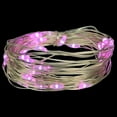 thumbnail image 3 of Northlight Micro Fairy Christmas Lights - Pink LED - 16' Copper Wire - 50ct, 3 of 6