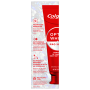 Colgate Optic White Pro Series Enamel Renewal Toothpaste with Teeth Whitening, Mint, 3.0 oz