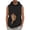 Black, variant on Men's Sleeveless Hoodie with Pet Pouch Pocket, Kangaroo Carrier, Drawstring Hood, Casual Pullover Sweatshirt Vest for Small Dog/Cat Outdoors