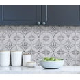 thumbnail image 2 of InHome Camden Antique White Faux Tin Peel & Stick Backsplash Tiles, 2 of 5
