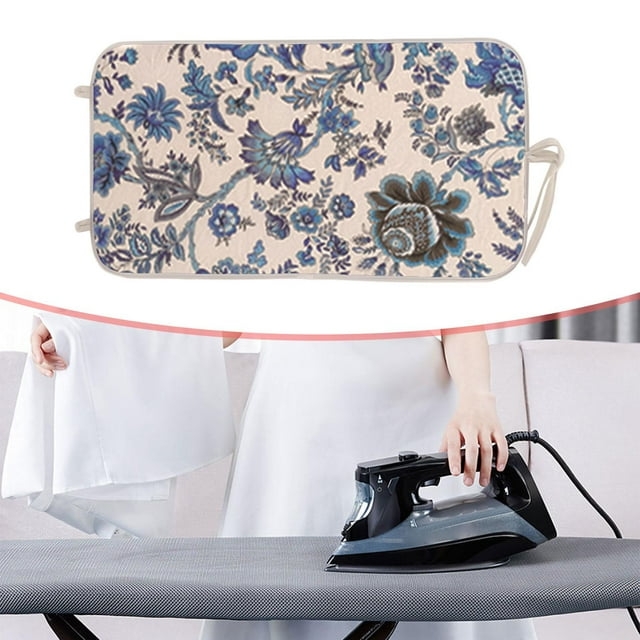 Tabla de planchar para colgar, almohadilla para vaporizador, manta para vaporizador portátil para puerta, almohadilla para vaporizador para cuarto de Hoja floral
