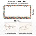thumbnail image 2 of Coolnut Beautiful Mexican Style Ceramic Tiles License Plate Frames 2 Packs,License Plate Covers,Universal Aluminum Tag Frame for Front and Rear Car Tags188 Home Decor, 2 of 7