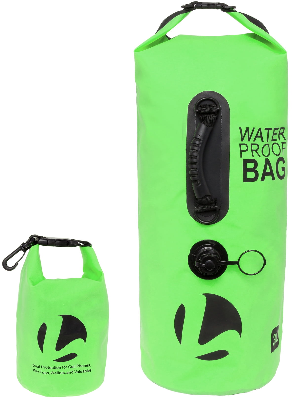 LISH 30L Floating Waterproof Dry Bag Roll Top Backpack Sack w Bonus 1.5L Pouch by LISH
