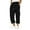 01 Black, variant on Awdenio Mens Cargo Pants Drawstring Elastic High Waisted Cargo Pants Women with Pockets, Joggers Relaxed Fit