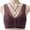 35-Pink, variant on YWDJ Push up Bras for Women Plus Size Wide Back Wide Strap Front Closure Comfy Bras No Wire Lounge Bras Full Coverage Wrap Comfortable Bras Padded Plus Size Bras Button Solid Bras Pink L