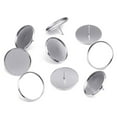 thumbnail image 3 of KONTONTY Round Earring Post 40Pcs Stainless Steel for Jewelry Making and Accessories, 3 of 8